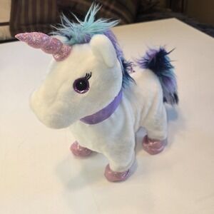 Kid Connection Walking Plush Unicorn with Sound‎